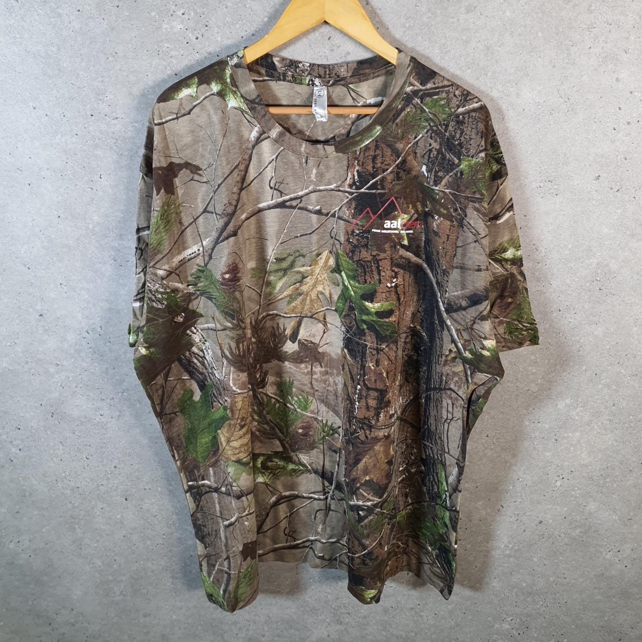 Vintage Code Five RealTree Camoflauge T Shirt Mens 2XL Camo Short Sleeve
