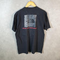 Vintage The North Face TNF Graphic Spellout T Shirt Men’s Medium Black Logo Athletic