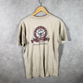 Vintage Duke Quantico Tactical Supply 90s USA Single Stitch T Shirt Men’s Large Beige