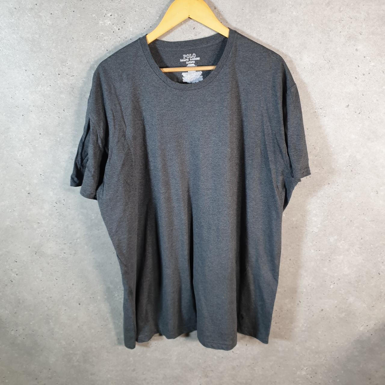 Vintage Ralph Lauren Polo T Shirt Men’s XL Grey Embroidered Classic Fit Pony C8602