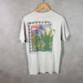Vintage Best Fruit of the Loom Dublin Graphic USA Single Stitch T Shirt Men’s Medium Grey Big Fish Vintage