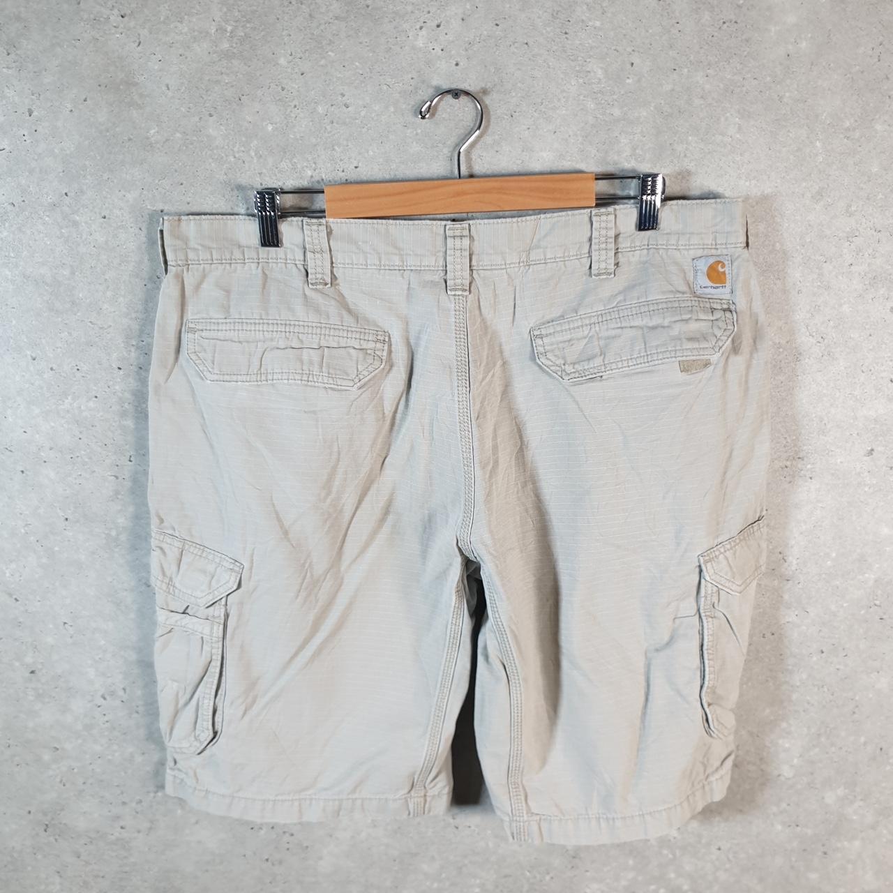 Vintage Carhartt Baggy Carpenter Shorts Jorts Cargo Men’s W40 Brown Relaxed Fit Workwear