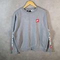 Vintage Nike Club Just Do It Sweatshirt Men’s Large Grey Swoosh Y2K Pullover Logo