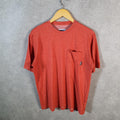 Vintage Columbia Performance Fishing Gear T Shirt Shirt Men’s Medium Pink Logo Athletic
