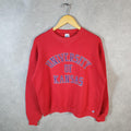 Vintage Russell Athletic Kansas University USA Sweatshirt Men’s Large Red Pullover