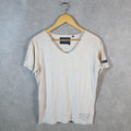 Vintage Guess Spellout Graphic T Shirt Men’s XS White Casual Sports Logo Athletic