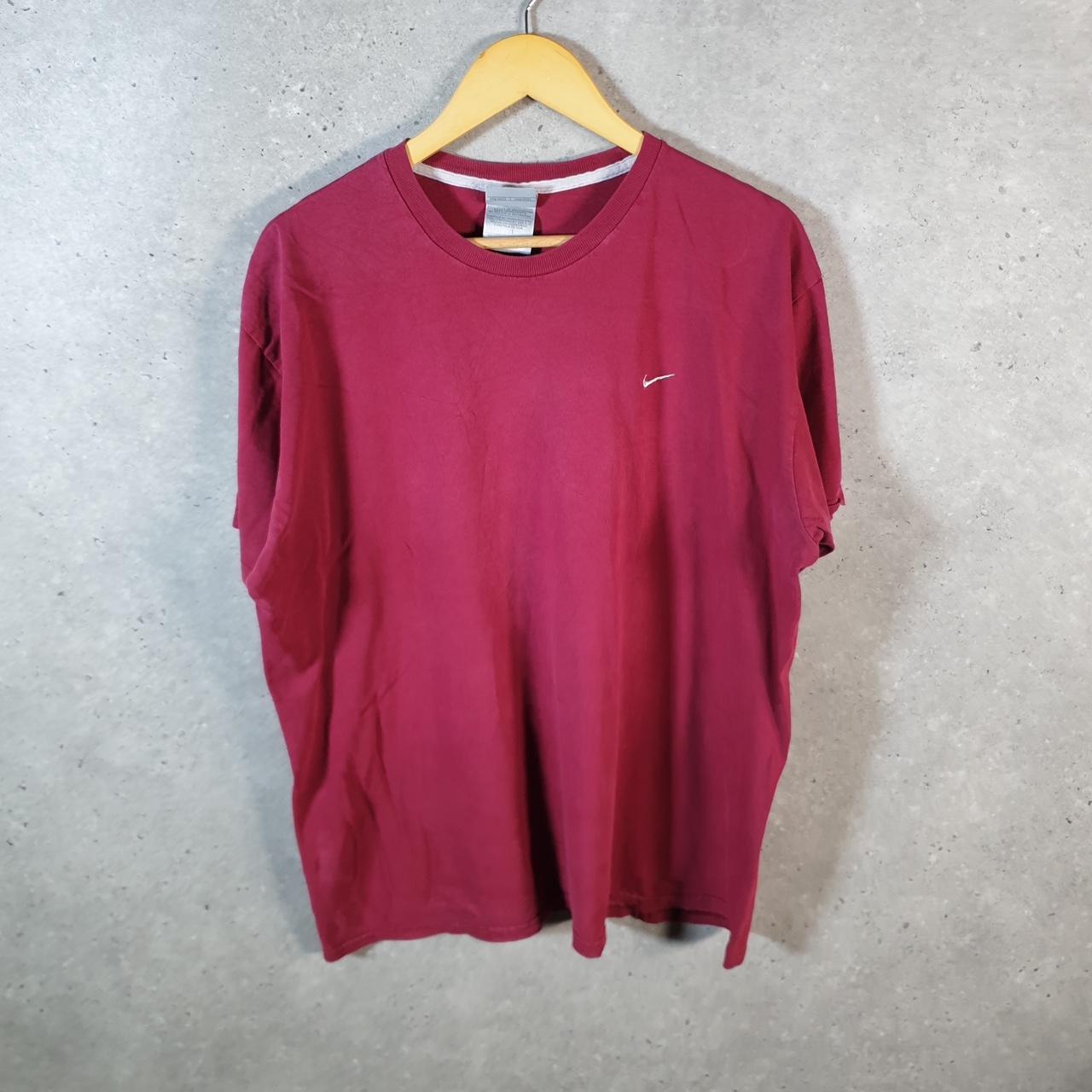 Vintage Nike USA 90s Embroidered T Shirt Men’s XL Red Logo Swoosh Athletic