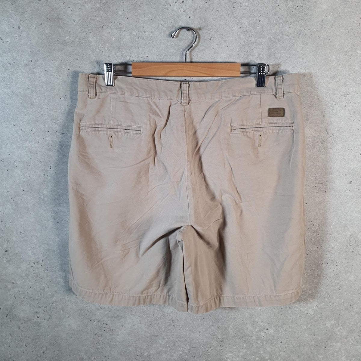 Vintage Dockers Chino Shorts Jorts Cargo Men’s W36 Brown Baggy Cotton A4448