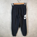 Vintage Nike Club Sweatpant Joggers Womens Large Black Swoosh Sports Tracksuit Big Fish Vintage
