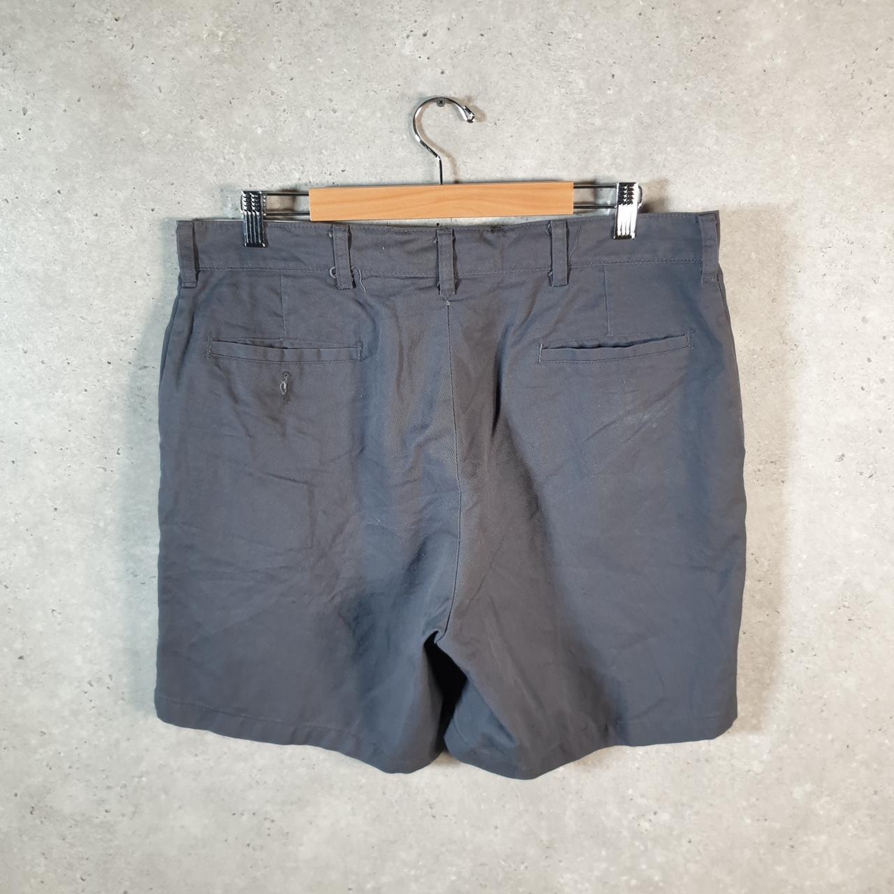 Vintage Red Kap Chino Shorts Jorts Cargo Men’s W38 Grey Baggy Cotton