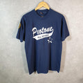 Vintage Fruit of the Loom Peotone All Stars USA 90s Single Stitch T Shirt Men’s Large Blue C8106