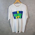 Vintage Prism Prints Cystic Fibrosis 90s USA Single Stitch T Shirt Men’s XL White