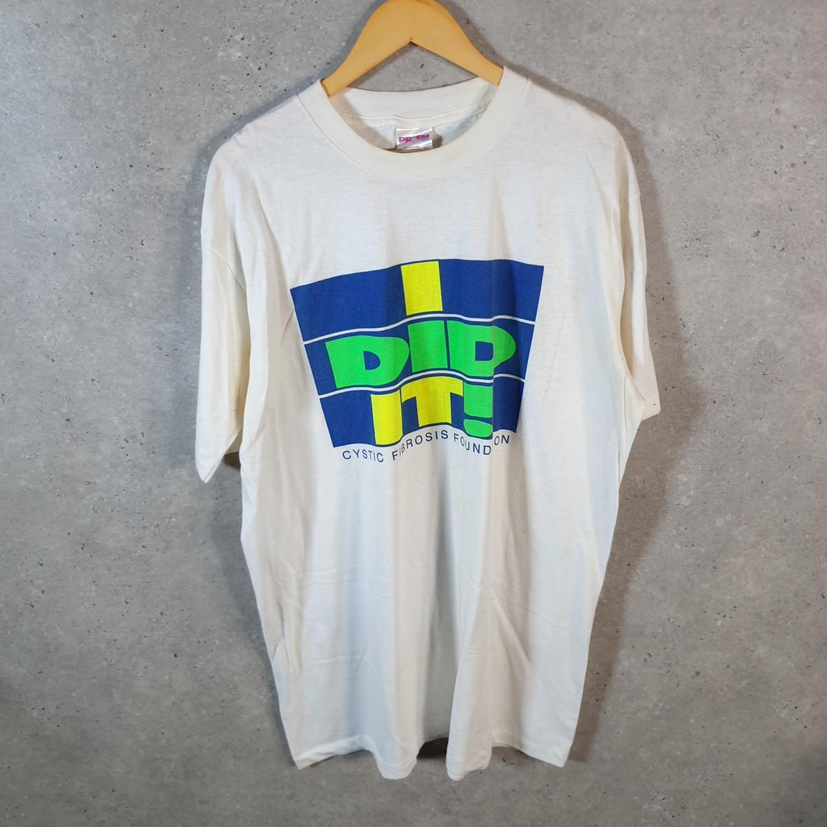 Vintage Prism Prints Cystic Fibrosis 90s USA Single Stitch T Shirt Men’s XL White