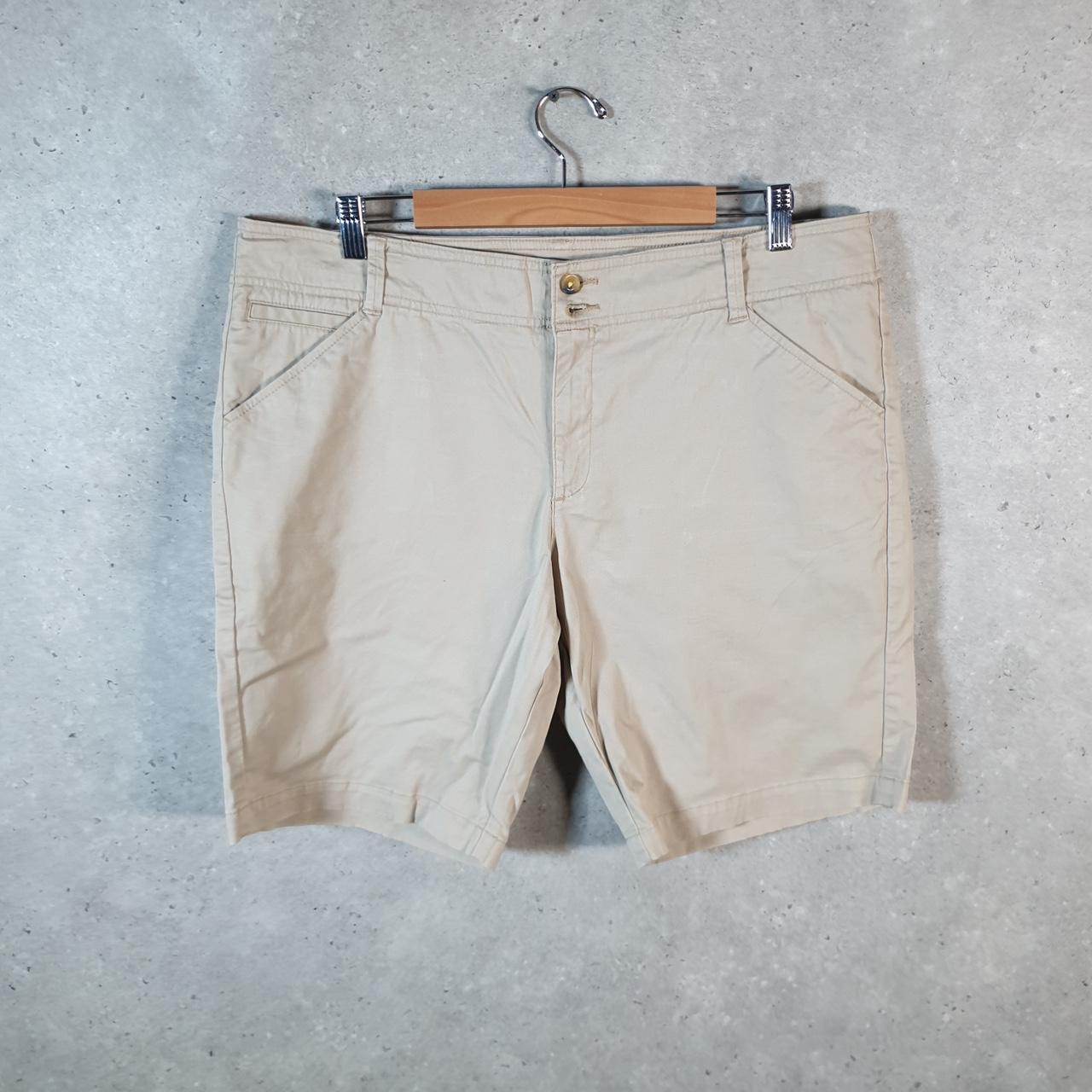 Vintage Lee Baggy Shorts Jorts Cargo Womens W38 Brown Relaxed Cargo