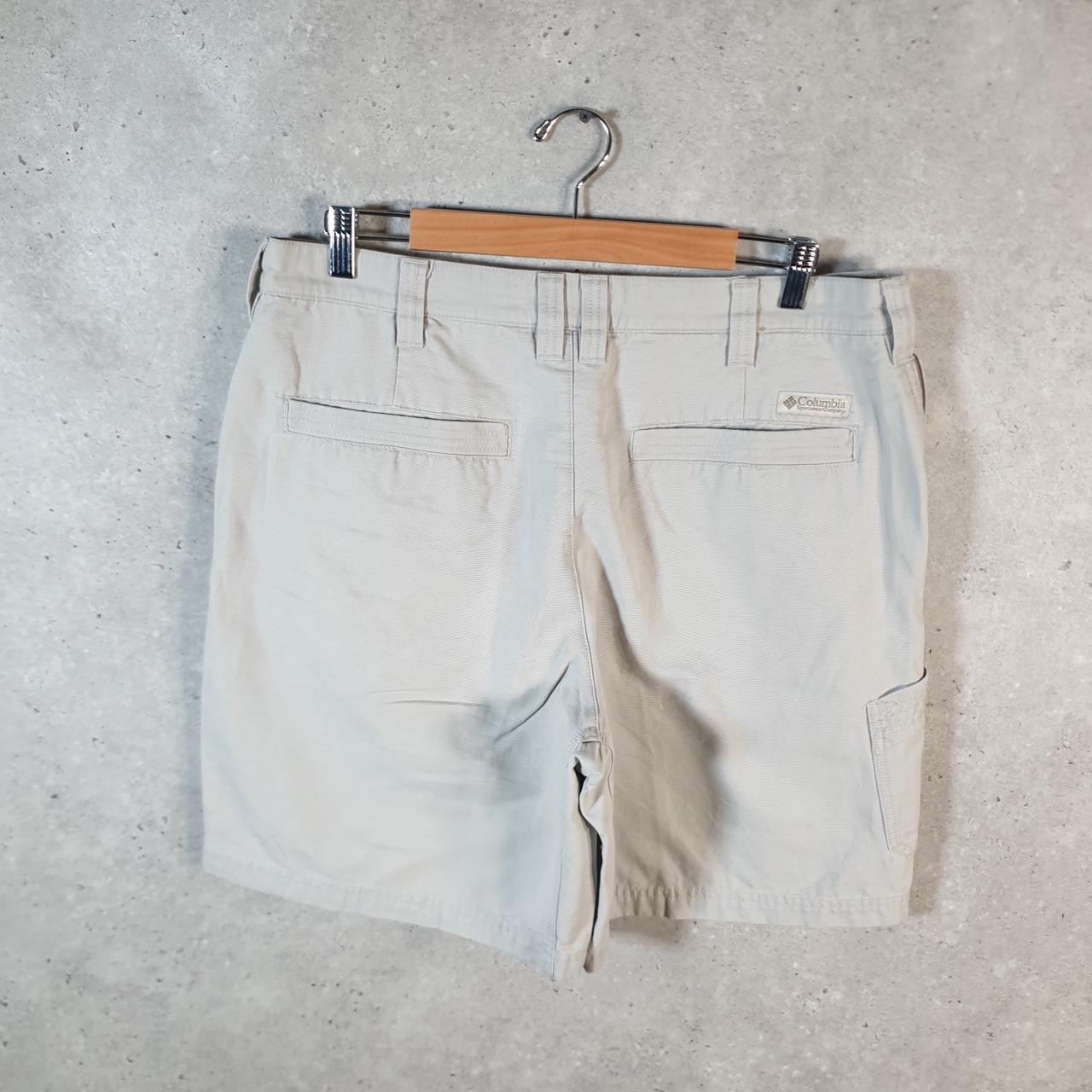 Vintage Columbia Performance Fishing Gear Shorts Men’s W36 Beige Athletic Hiking