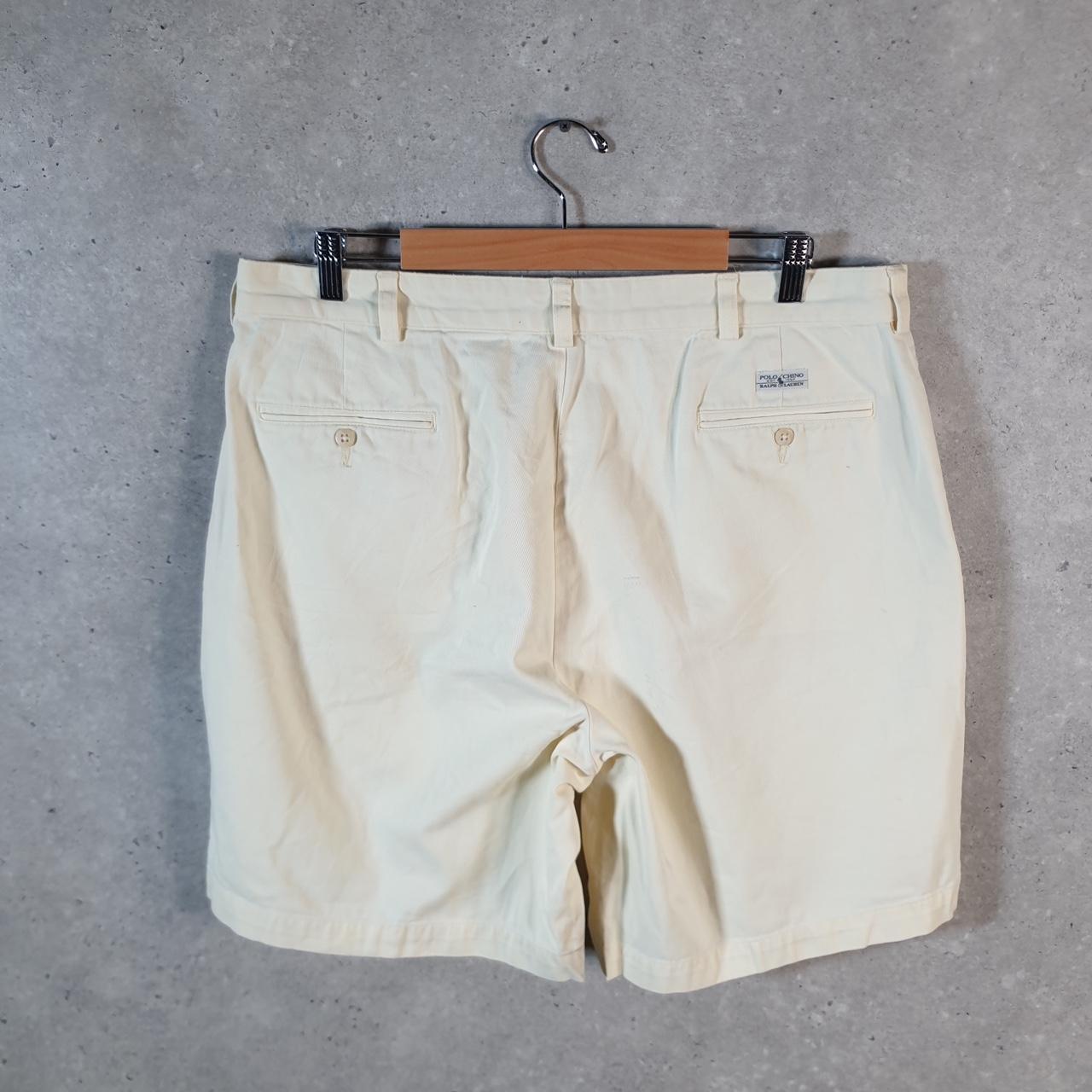 Vintage Ralph Lauren Polo Shorts Jorts Chino Cargo Men’s W36 Brown Baggy Cotton A4371