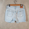 Vintage Levi’s 501 Cut Off Baggy Shorts Jorts Cargo Womens W29 Blue Relaxed Denim