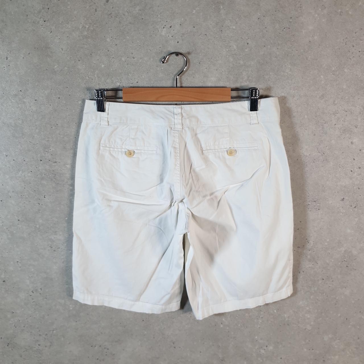 Vintage Dockers Chino Shorts Jorts Cargo Womens W32 White Baggy Cotton A4308