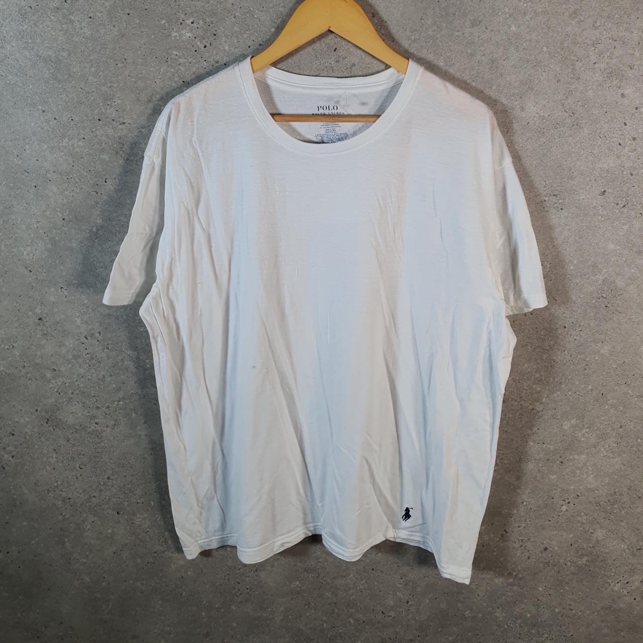 Vintage Ralph Lauren Polo Sport T Shirt Men’s XL White Classic Fit Embroidered Pony C8638