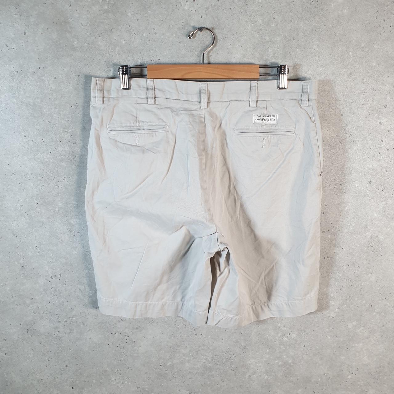 Vintage Ralph Lauren Polo Shorts Jorts Chino Cargo Men’s W36 Brown Baggy Cotton