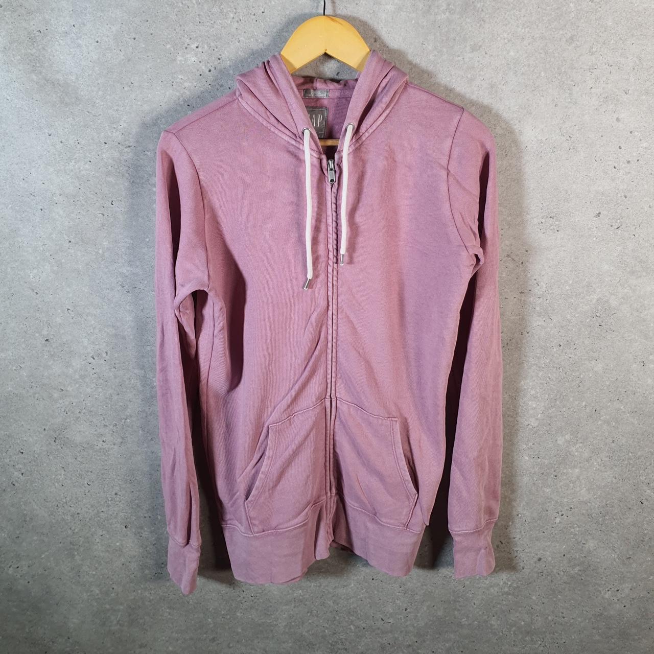 Vintage Gap Spellout Hoodie Womens Small Pink Y2K Sweatshirt Logo Embroidered