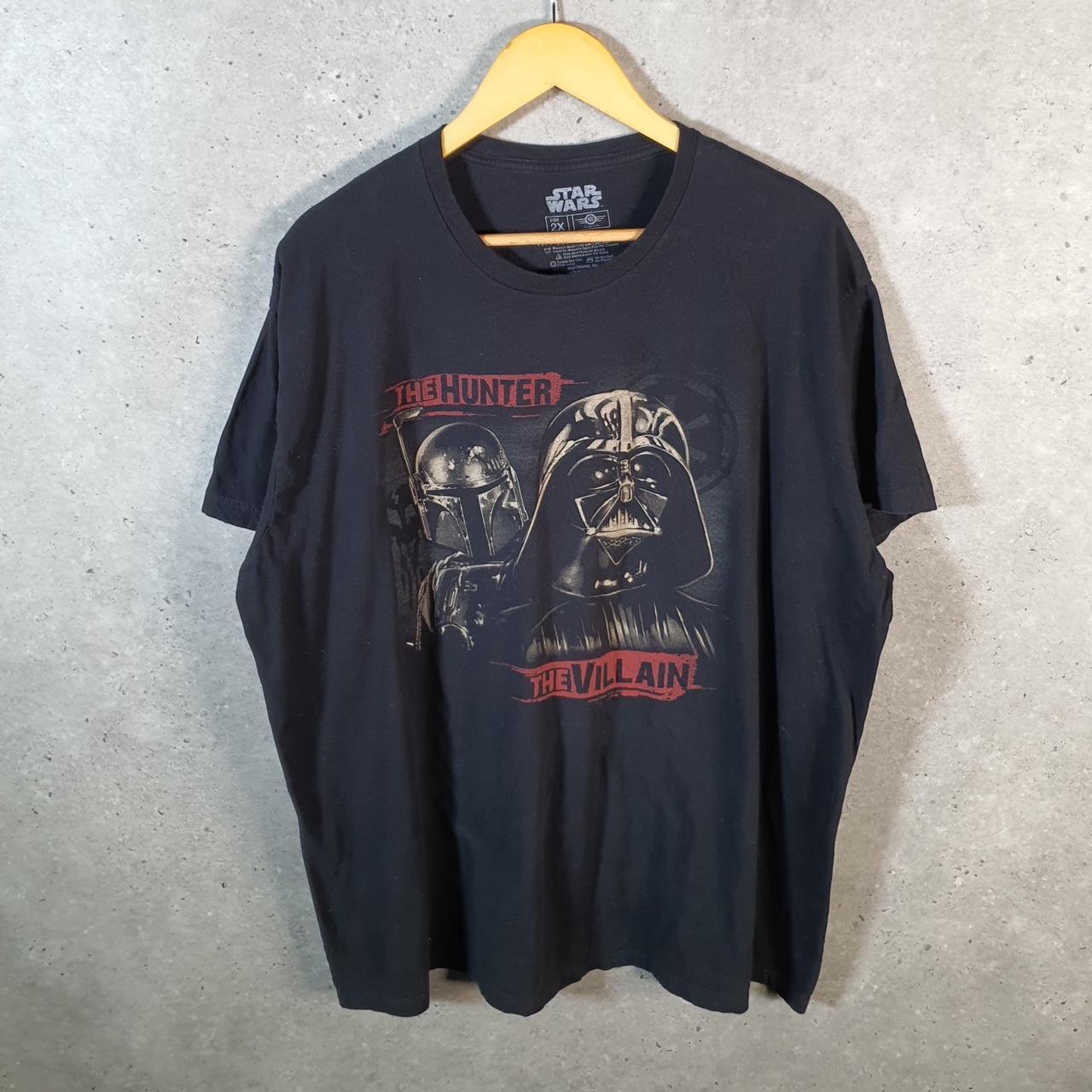 Vintage Star Wars Darth Vader T Shirt Shirt Men’s 2XL Black Logo Graphic Spellout
