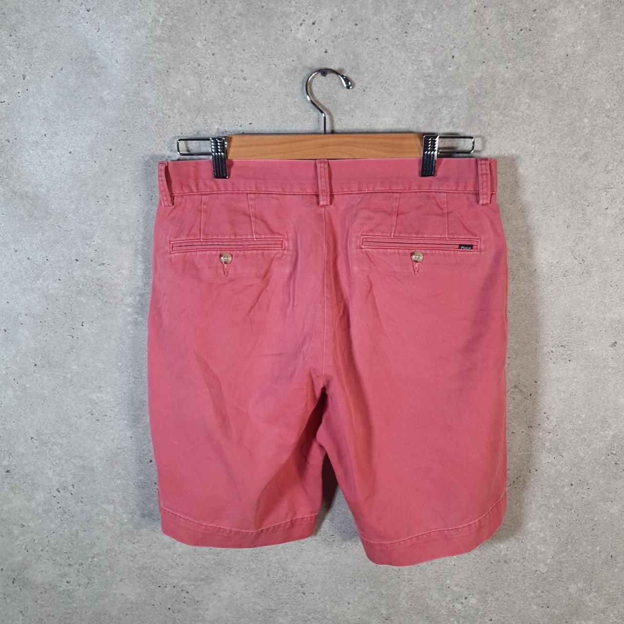 Vintage Ralph Lauren Polo Shorts Jorts Chino Cargo Men’s W30 Pink Baggy Cotton