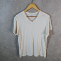 Vintage Calvin Klein Graphic T Shirt Men’s Medium White Regular Fit Spellout Logo