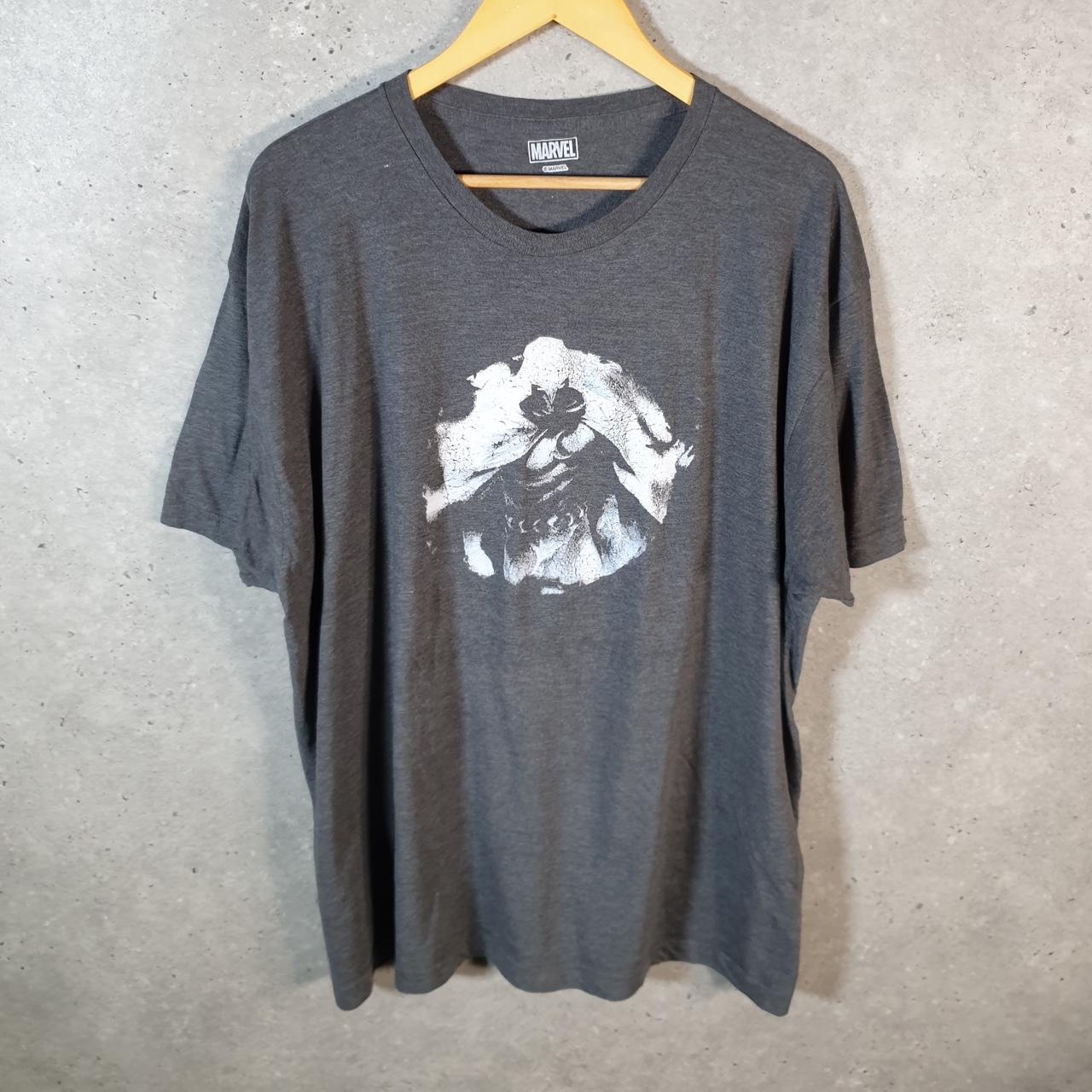 Vintage Marvel Captain America T Shirt Men’s XL Grey Movie Graphic Cartoon