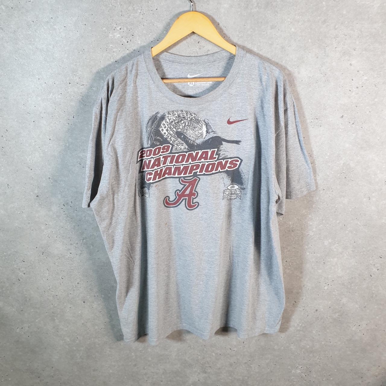 Vintage Nike 2009 Alabama NFL Pro State T Shirt Men’s XL Grey Logo Swoosh Athletic