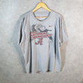 Vintage Nike 2009 Alabama NFL Pro State T Shirt Men’s XL Grey Logo Swoosh Athletic