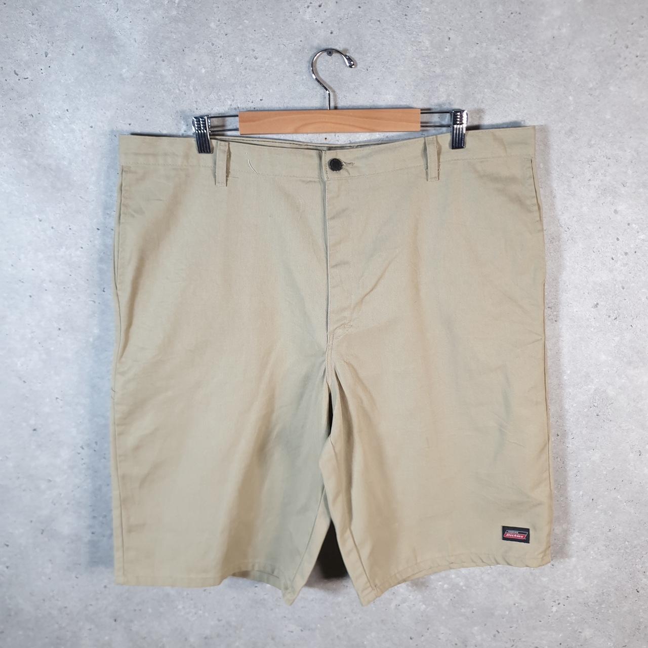 Vintage Dickies Baggy Chino Shorts Jorts Cargo Mens W42 Brown Relaxed Fit