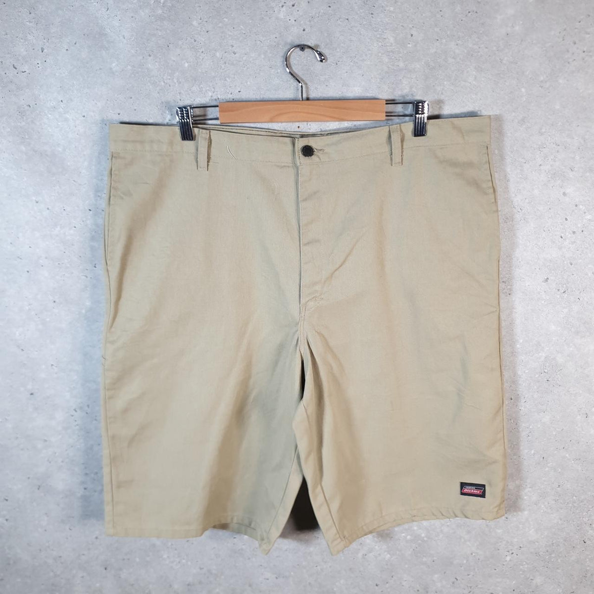 Vintage Dickies Baggy Chino Shorts Jorts Cargo Mens W42 Brown Relaxed Fit