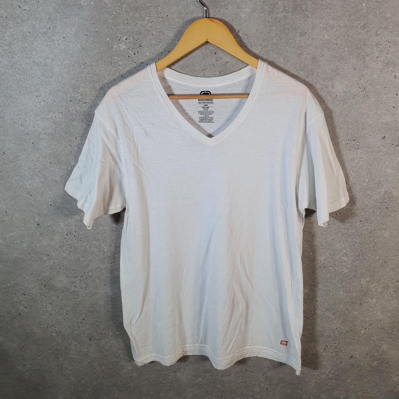 Vintage Ecko Unltd. Y2K T Shirt Men’s Large White Casual Sports Logo Athletic