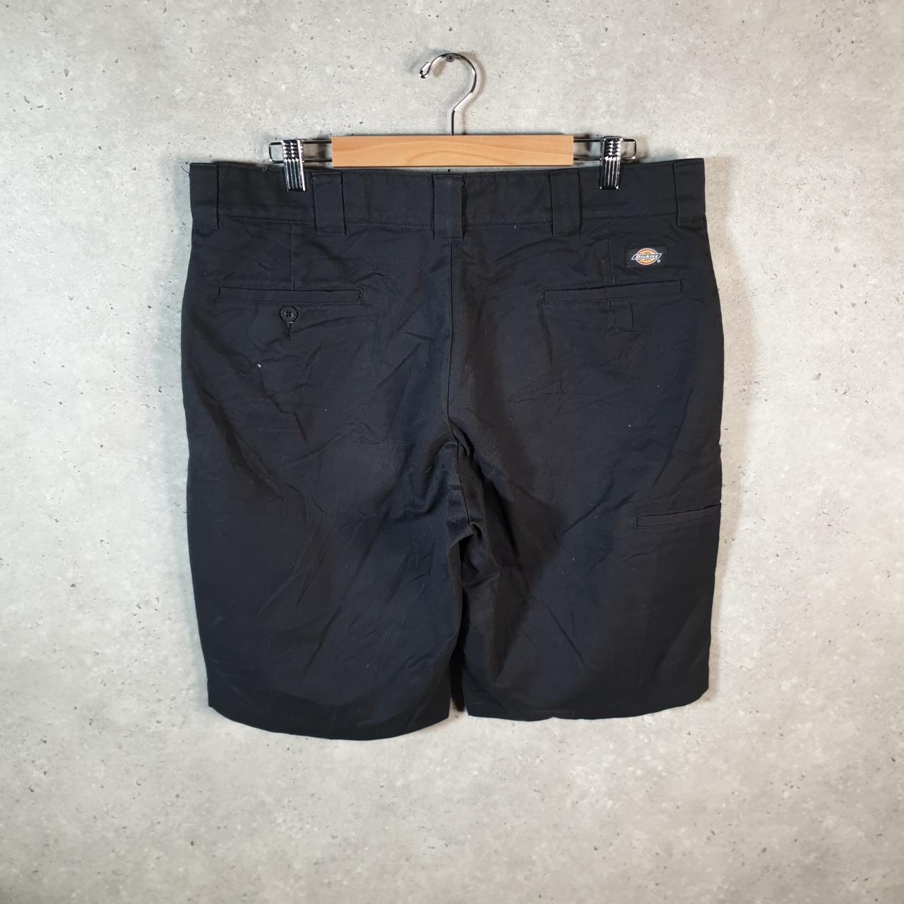 Vintage Dickies Carpenter Shorts Jorts Jeans Men’s W38 Black Relaxed Fit Baggy Workwear Big Fish Vintage