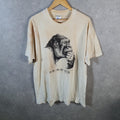 Vintage Human I Tees Gorilla 1990 Environmental USA Single Stitch T Shirt Men’s XL White