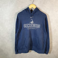 Vintage Nike Centre Swoosh Camarillo Football Hoodie Men’s Large Navy Blue Swoosh