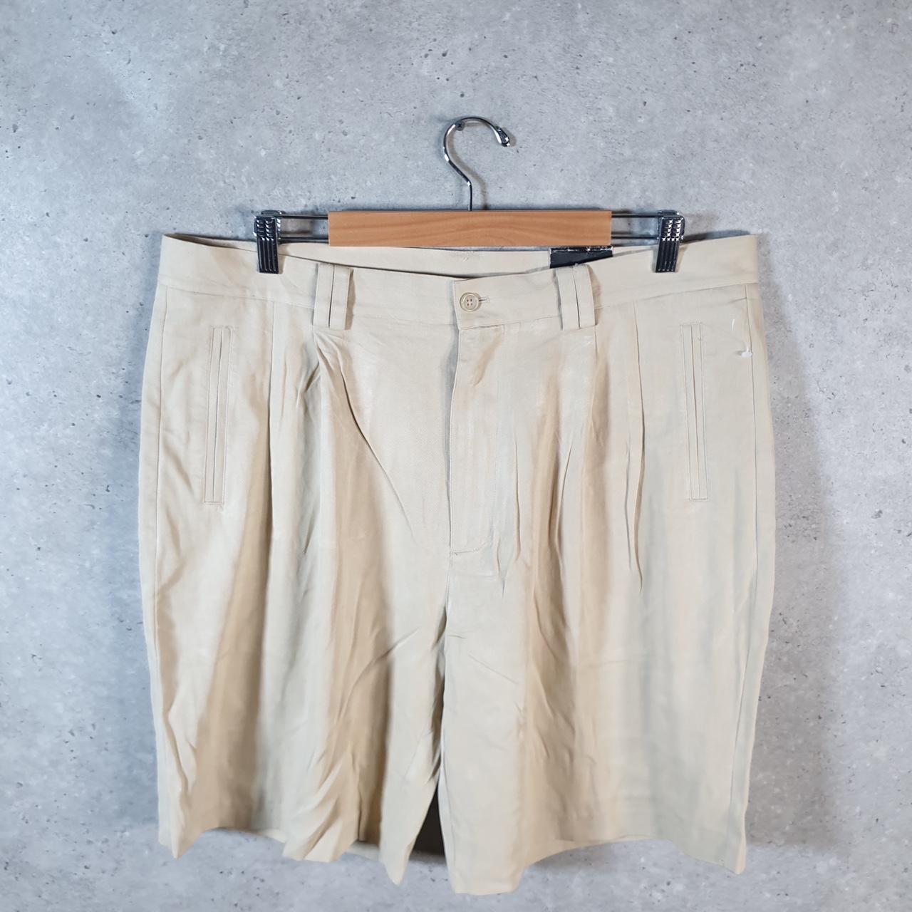 Vintage Izod Golf Chino Shorts Jorts Cargo Men’s W38 Brown Baggy Cotton