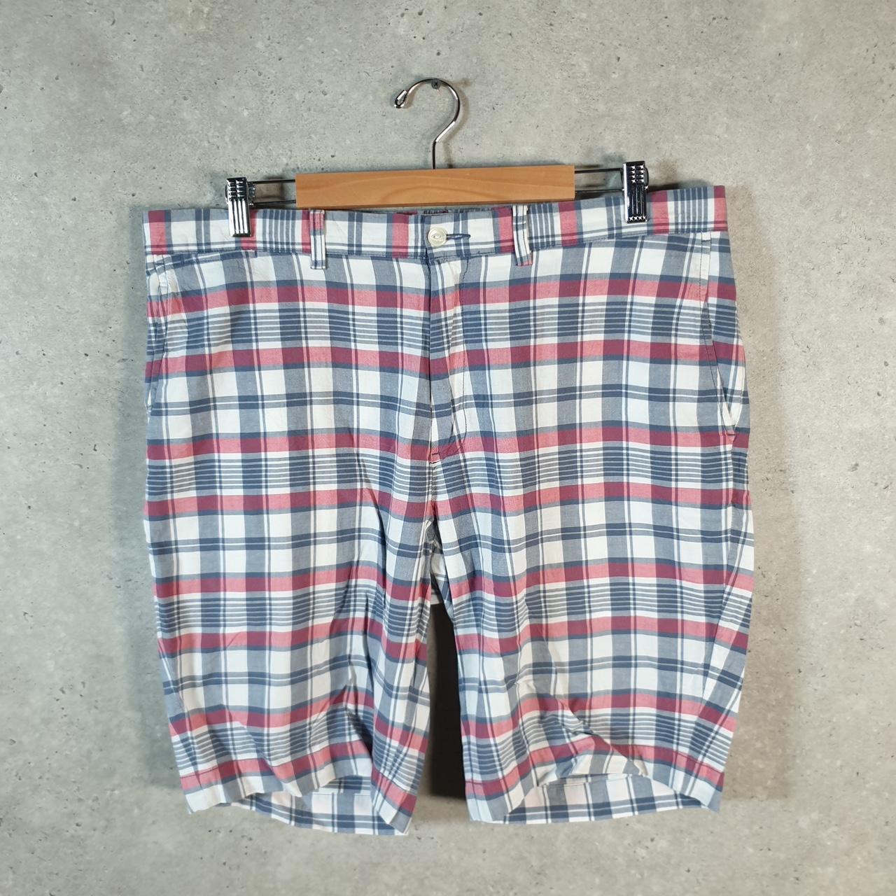 Vintage Ralph Lauren Polo Shorts Jorts Chino Cargo Men’s W38 Checkered Baggy Cotton