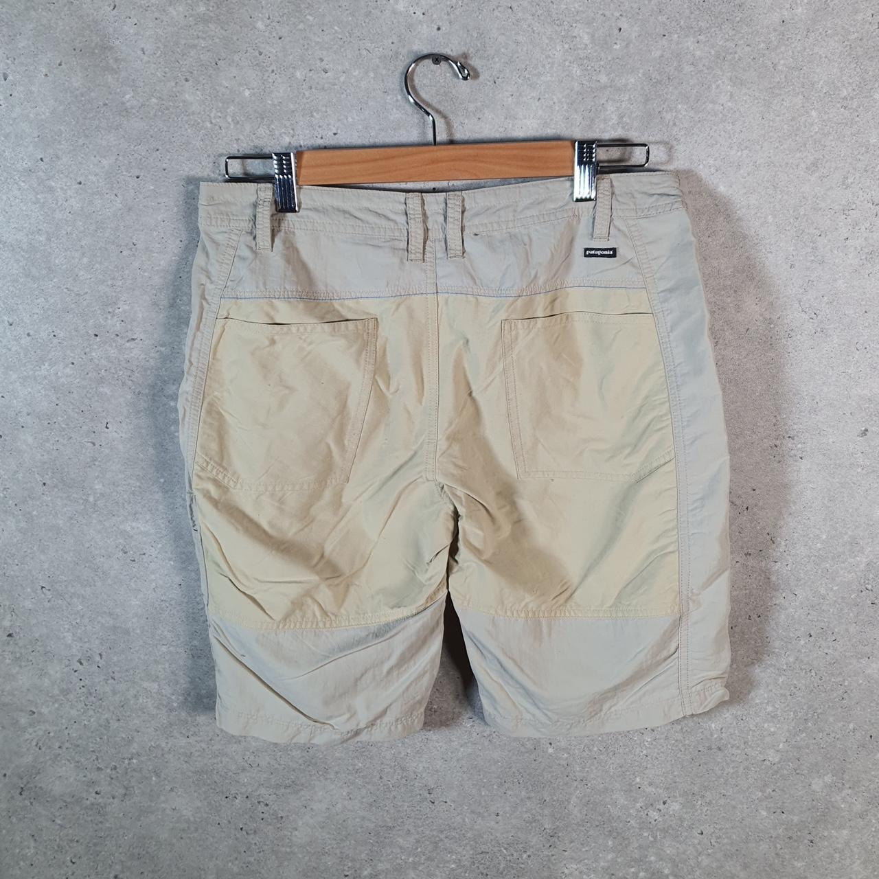 Vintage Patagonia Tech Fishing Skort Shorts Jorts Cargo Womens Medium Brown Baggy Cotton A4771