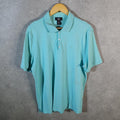 Vintage Calvin Klein Polo Shirt Men’s Large Blue Regular Fit Embroidered Logo
