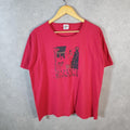 Vintage Anvil Nutcracker Santa Fe 90s USA Single Stitch T Shirt Men’s Large Red C8899