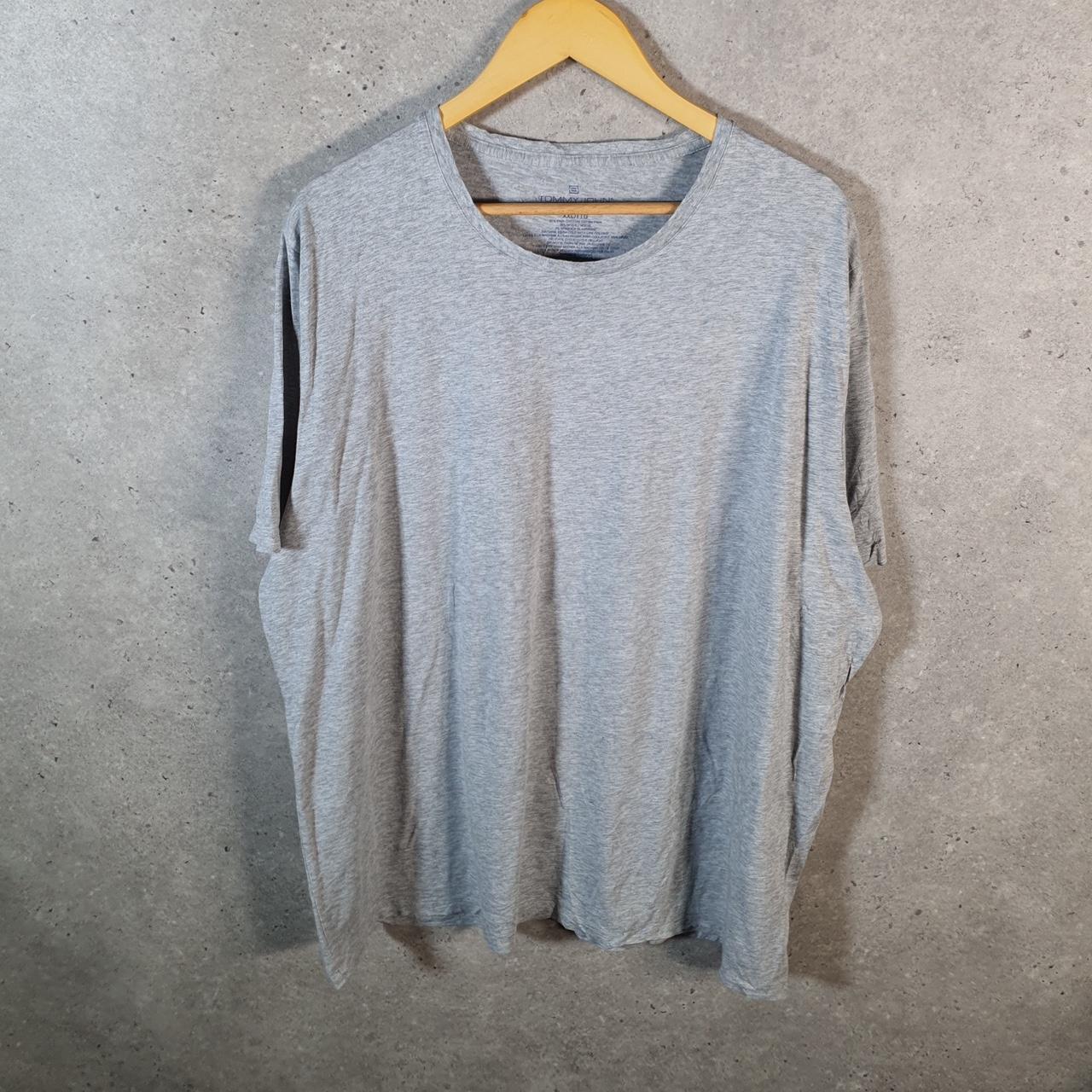 Vintage Tommy John T Shirt Men’s 2XL Grey Standard Fit Casual Blank