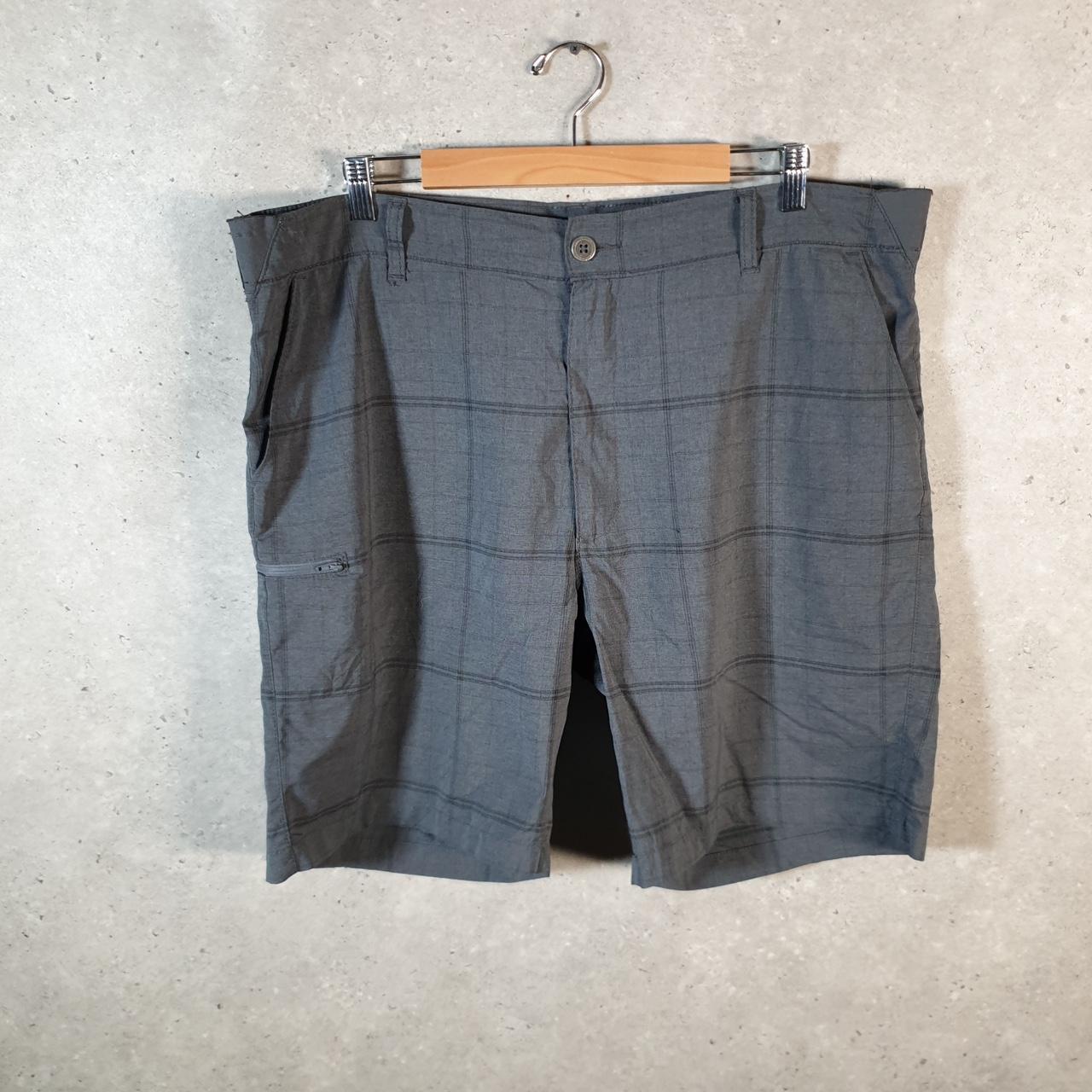 Vintage Lee Tri Flex Baggy Shorts Jorts Cargo Mens W40 Grey Relaxed Cargo