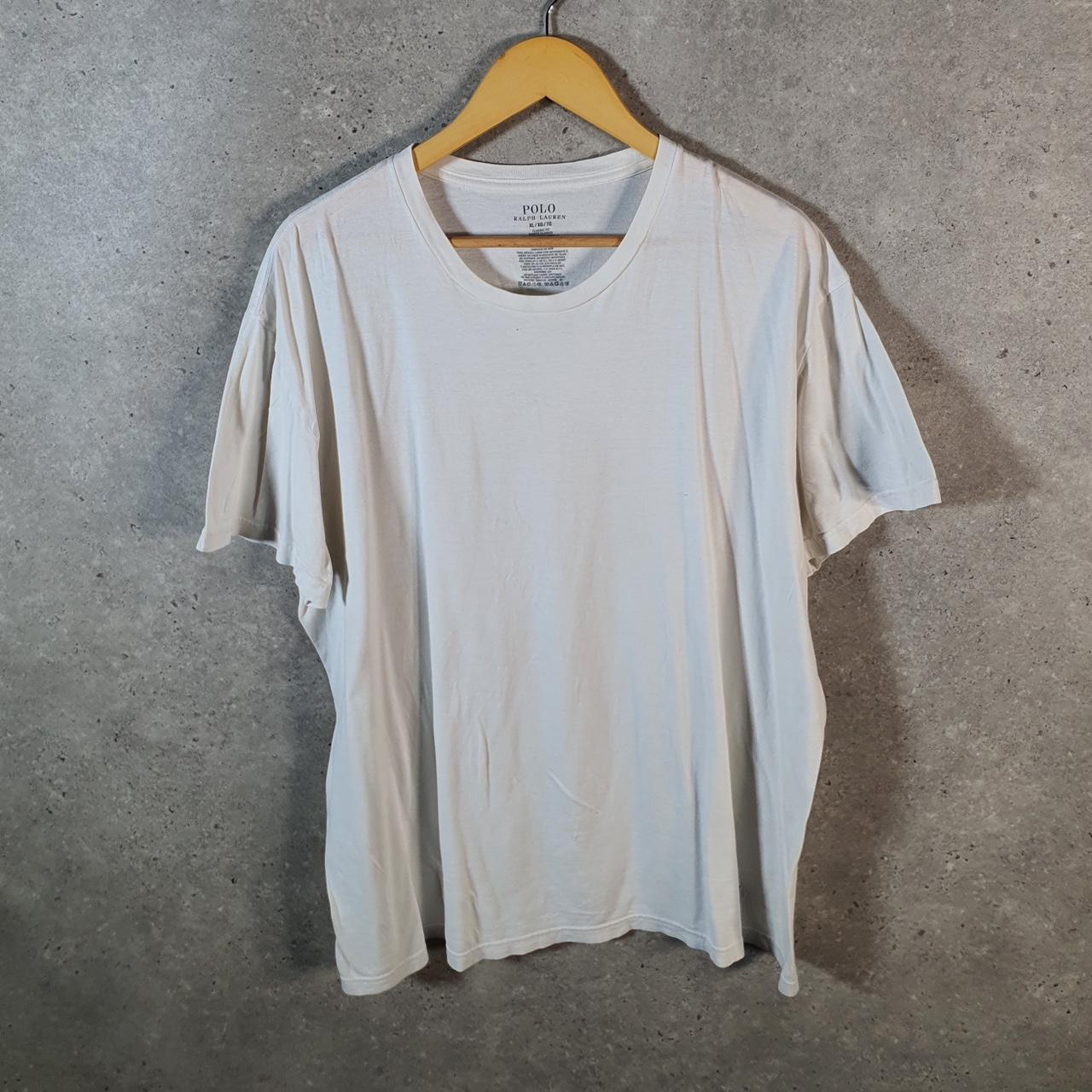 Vintage Ralph Lauren Polo Sport T Shirt Men’s XL White Classic Fit Embroidered Pony