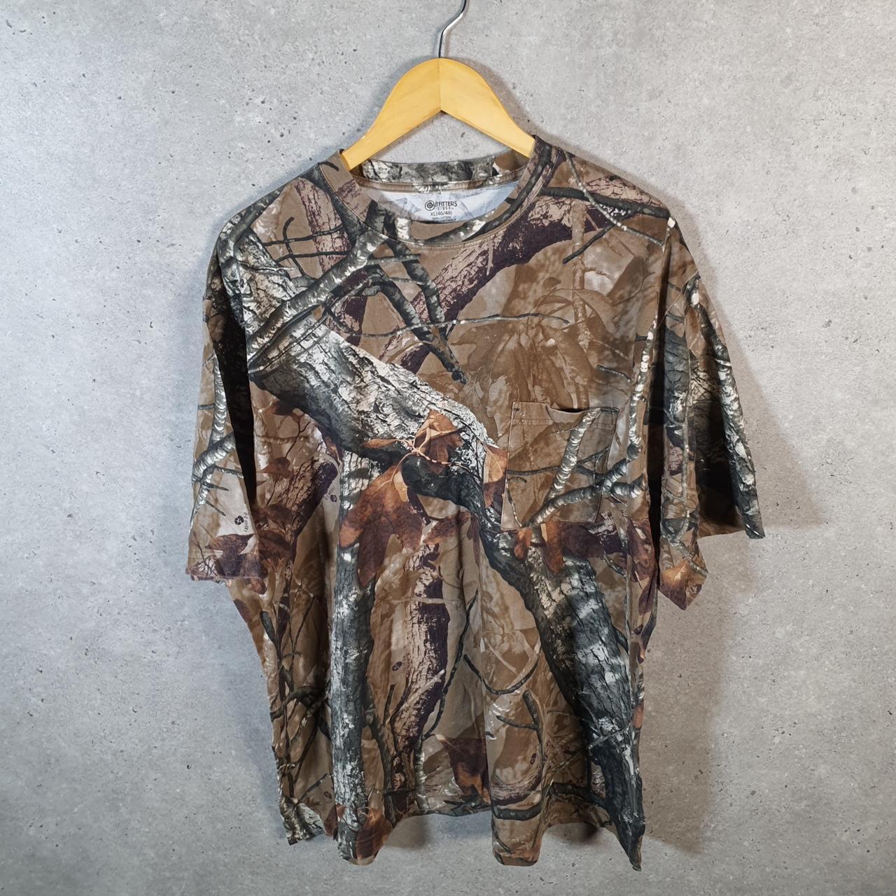 Vintage Outfitters Ridge RealTree Camoflauge T Shirt Men’s XL Green Camo Short Sleeve