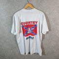 Vintage County Magic Board 90s USA Single Stitch T Shirt Men’s XL White C7887