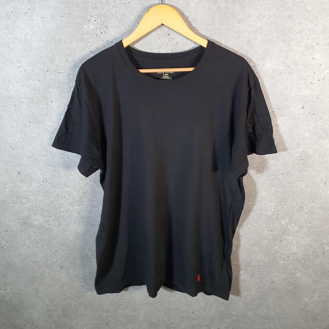 Vintage Ralph Lauren Polo T Shirt Men’s Large Black Classic Fit Pony