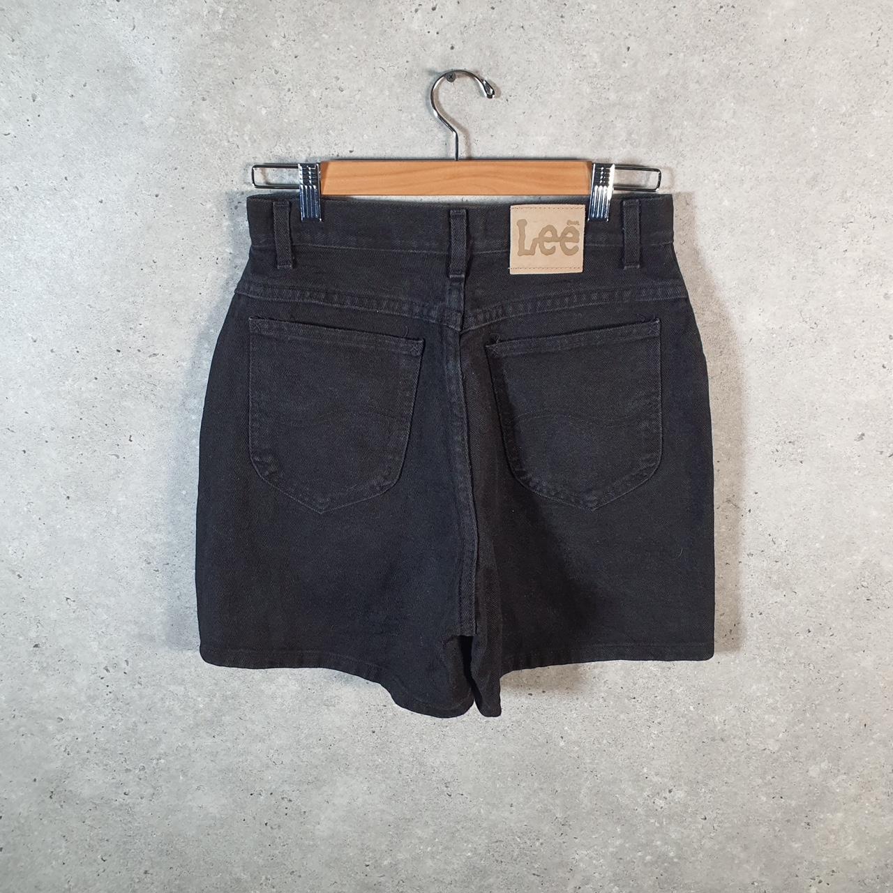 Vintage Lee Baggy Shorts Jorts Cargo Womens W28 Grey Denim Relaxed Cargo