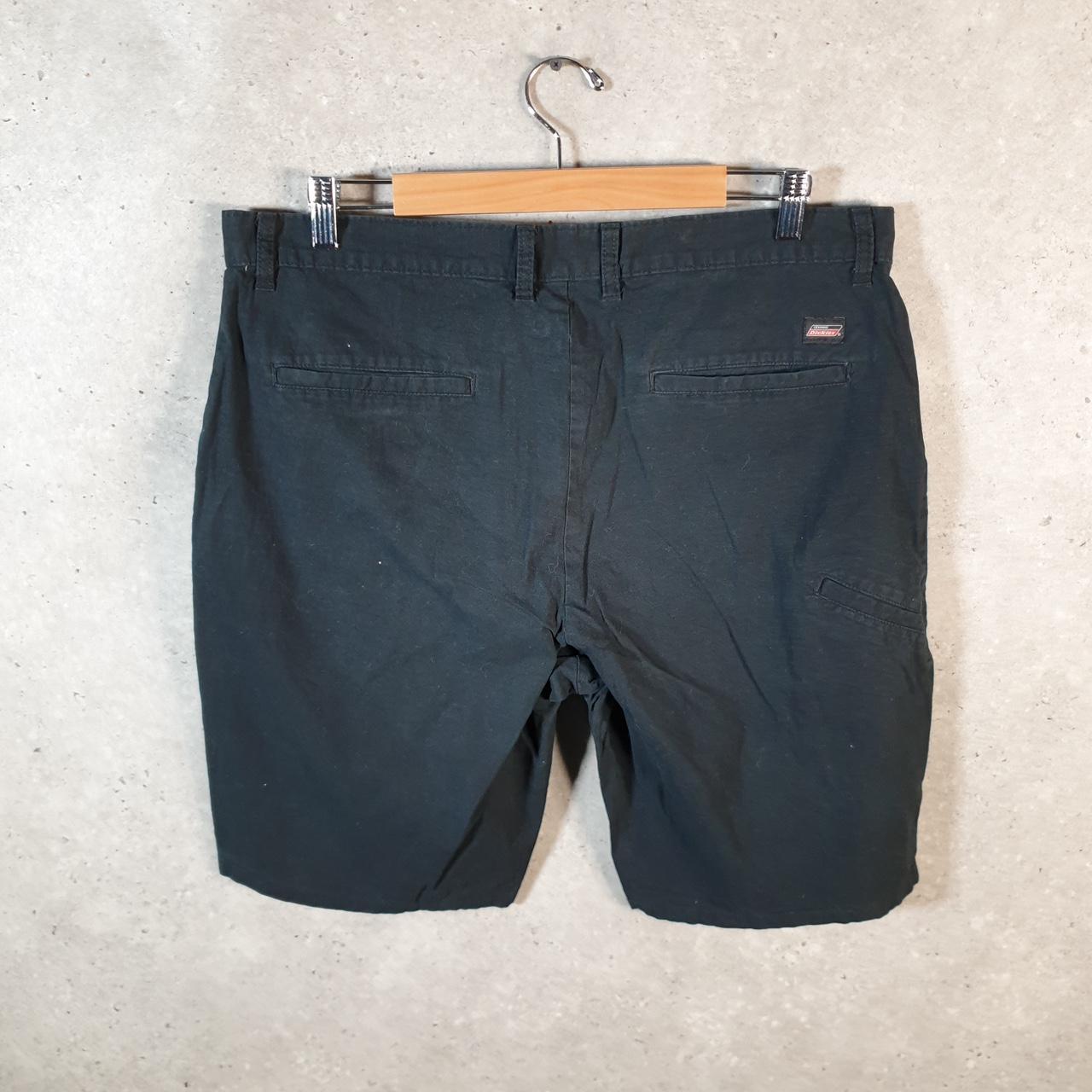 Vintage Dickies Baggy Chino Shorts Jorts Cargo Mens W36 Black Loose Fit